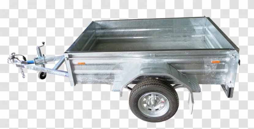 Trailer Skip Truck Bed Part Box Metal Transparent PNG