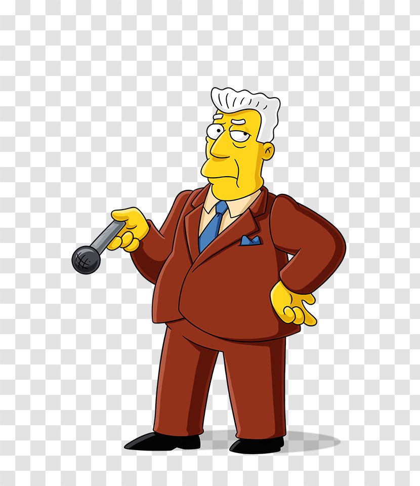 Kent Brockman Waylon Smithers Bart Simpson Milhouse Van Houten Homer - The Simpsons Transparent PNG