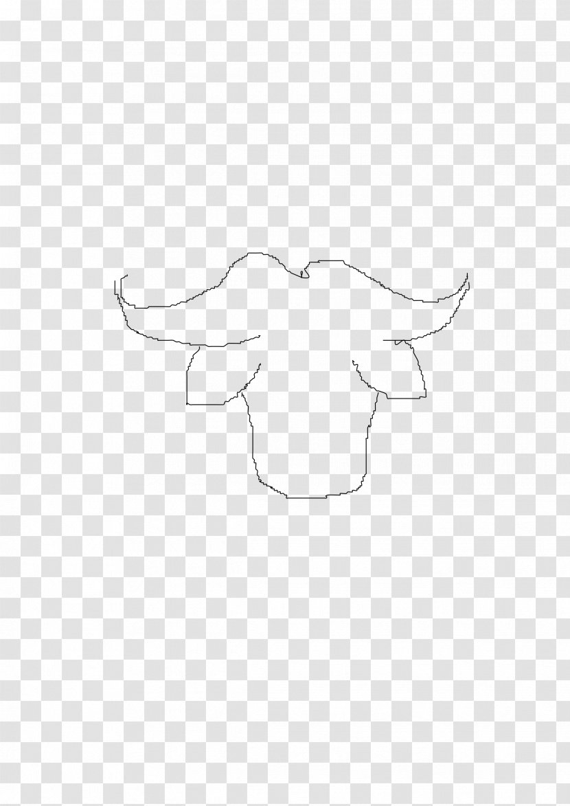 Line Art Cartoon Mammal Sketch - Horn - Clipart Transparent PNG