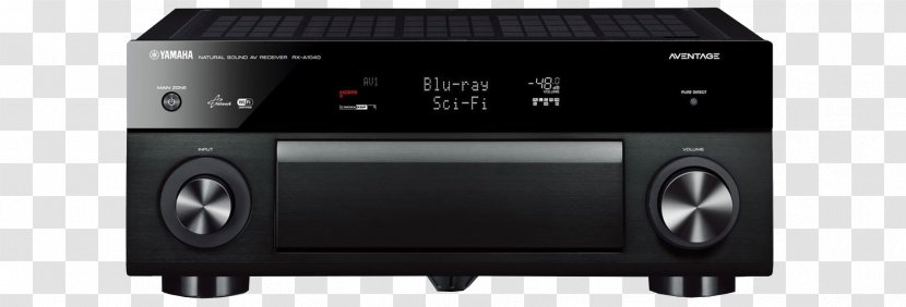 AV Receiver Yamaha Aventage RX-A1030 AVENTAGE RX-A1070 RX-A660 Audio - Rxa870 - Stereo Amplifier Transparent PNG