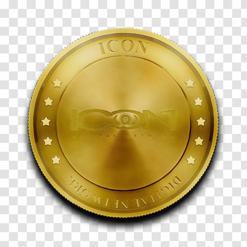 Metal Background - Coin - Yellow Transparent PNG