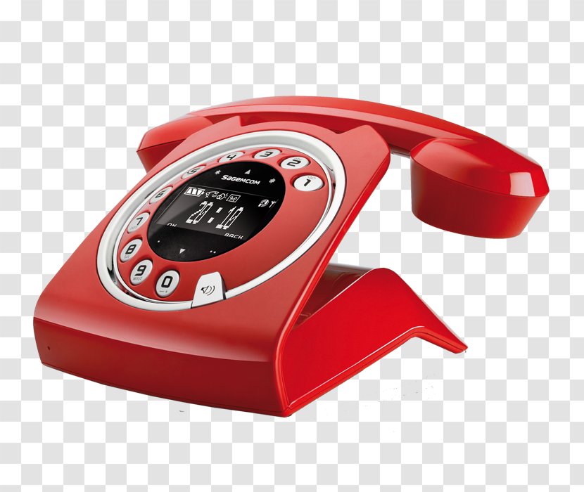 Cordless Telephone Answering Machines Digital Enhanced Telecommunications Home & Business Phones - Telephony - Sagemcom Sixty Transparent PNG