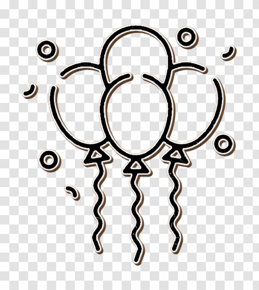 Balloon Icon Night Party Icon Transparent PNG