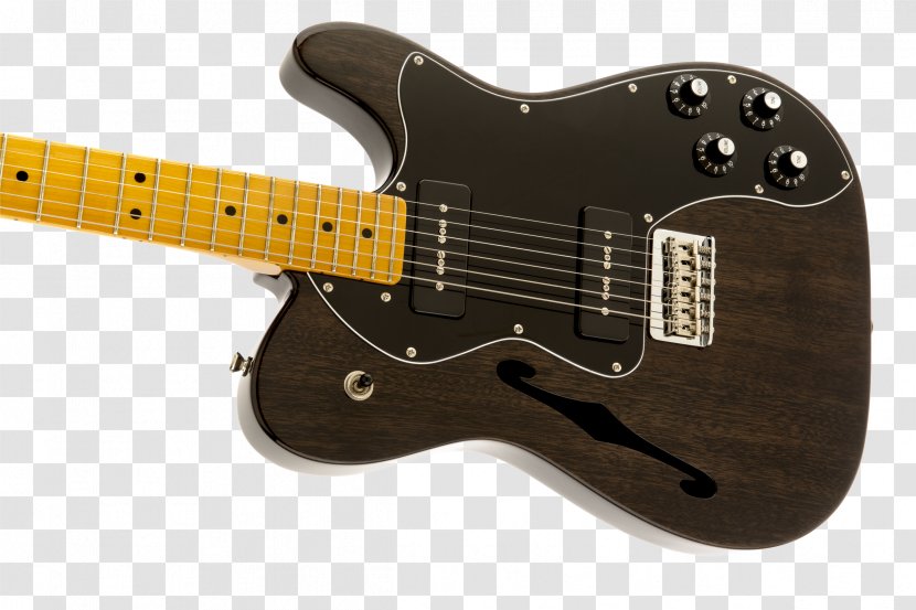 Electric Guitar Bass Fender Modern Player Telecaster Plus Classic Baja Thinline - Pickup - Basket Skillet Transparent PNG