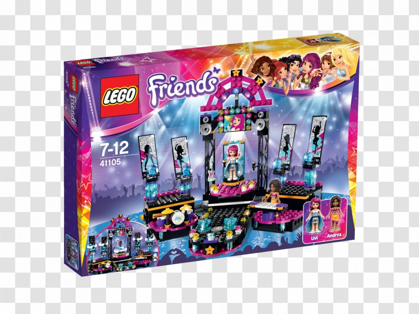 LEGO Friends 41105 Pop Star Show Stage Toy Hamleys - Lego 41117 Tv Studio Transparent PNG