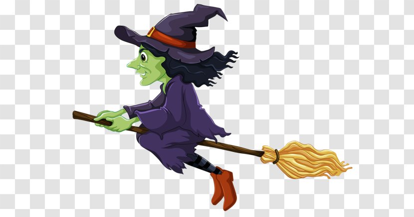 Witchcraft Free Content Clip Art - Royaltyfree - Witch Riding A Broom Transparent PNG