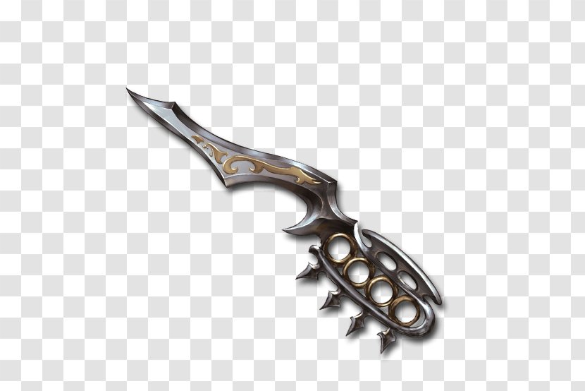 Knife Granblue Fantasy Dagger Weapon Kris - Kukri Transparent PNG