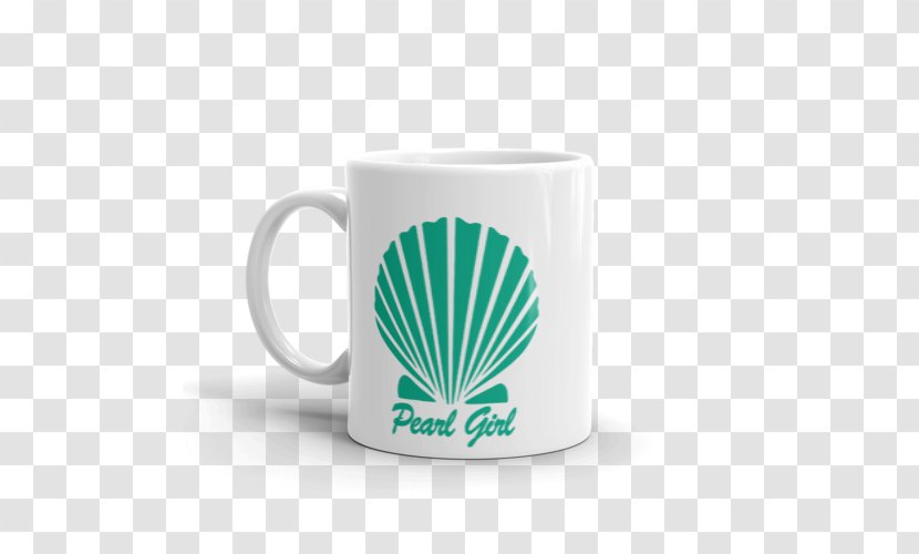 Stencil Mug Seashell Drink Necklace - Cup Transparent PNG