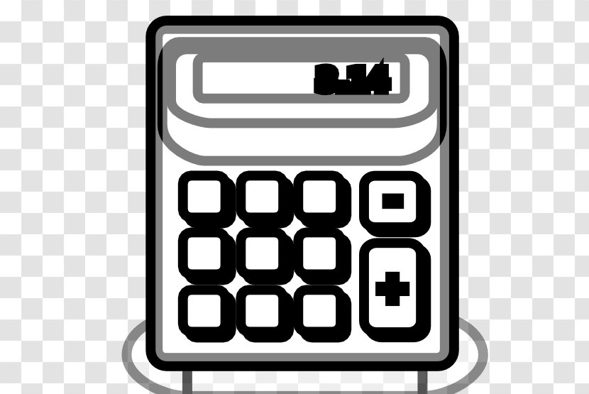 Calculator Clip Art - Area - Accessories Clipart Transparent PNG