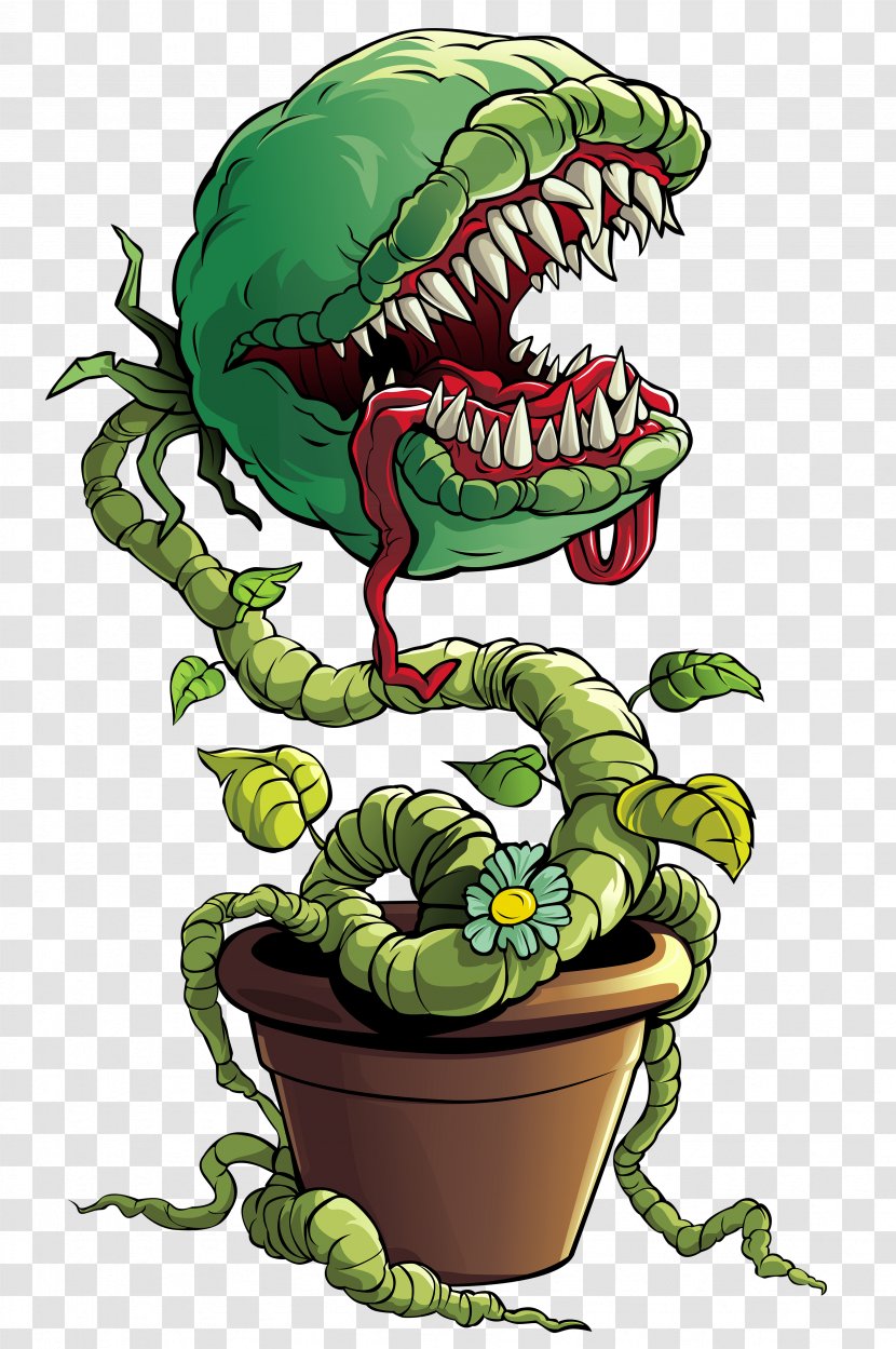 Frankenstein Venus Flytrap Clip Art - Organism - Fly Trap Plant Monster Image Transparent PNG