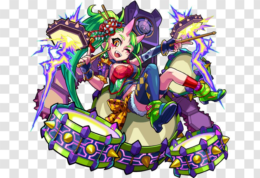 Monster Strike Ichijō Modoribashi Ibaraki-dōji 童子 - Tsukuyominomikoto - Ref Transparent PNG