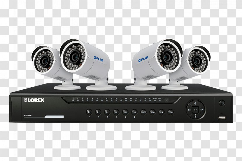 Closed-circuit Television Camera Network Video Recorder Surveillance Security Alarms & Systems - Lorex Technology Inc Transparent PNG