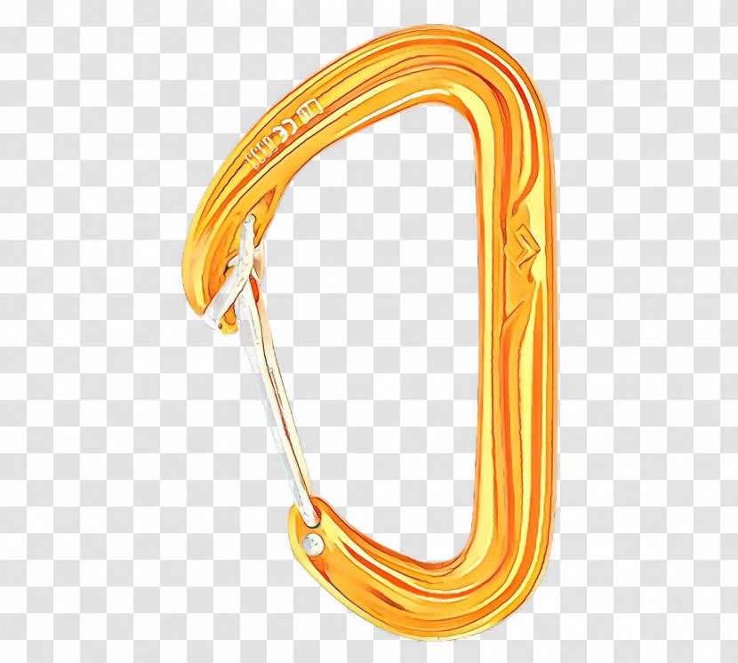 Orange Background - Carabiner - Rope Transparent PNG