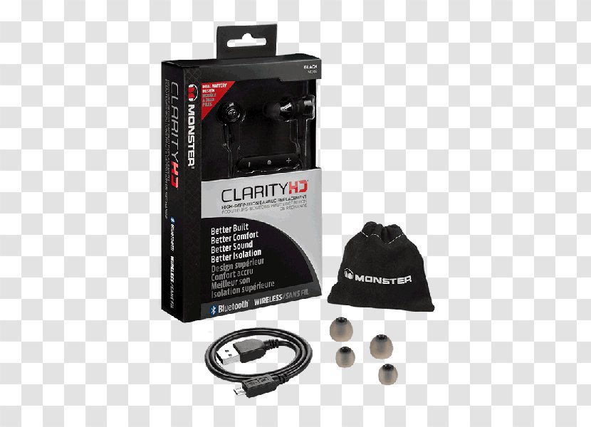 Headphones Monster ClarityHD In-Ear Écouteur Wireless Cable - Audio Equipment - Stage Musical Elements Transparent PNG