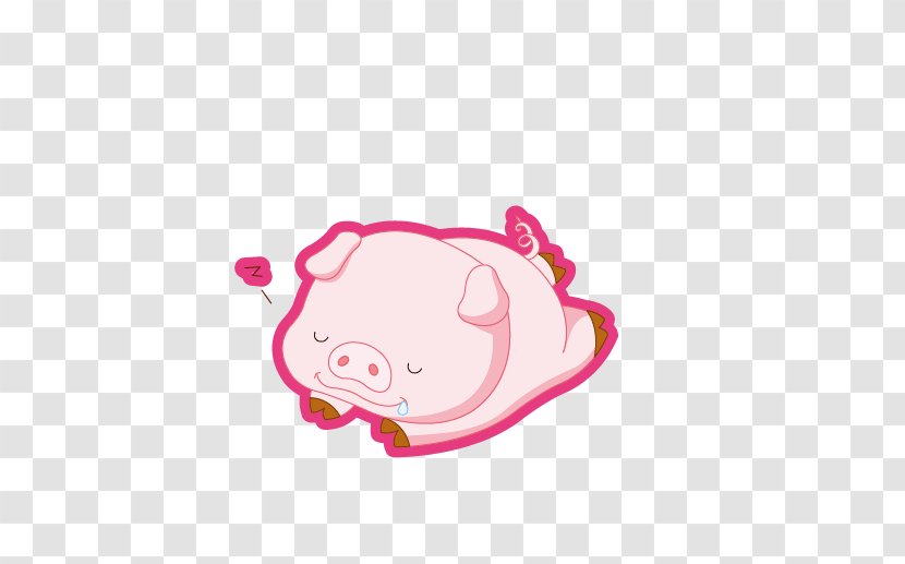 Domestic Pig Boar Taint Animal Slaughter U69d0u732a Clip Art - Cartoon - Cute Transparent PNG