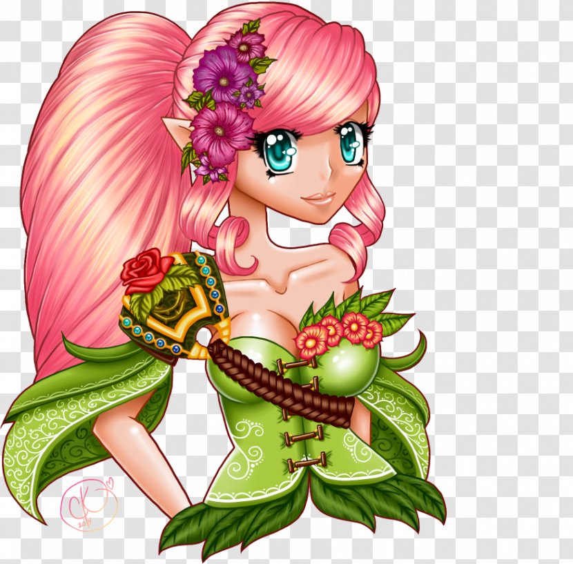 Fairy Cartoon Flowering Plant - Mythical Creature Transparent PNG