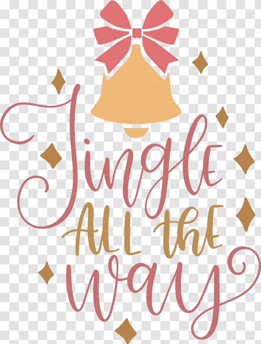 Jingle All The Way Christmas Transparent PNG