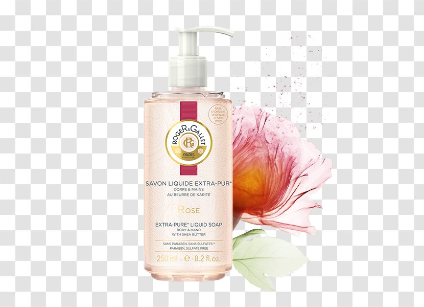 Soap Roger & Gallet Rose Gentle Fragrant Water Spray Savon Liquide Extra-pur (250 Ml) Cosmetics Transparent PNG