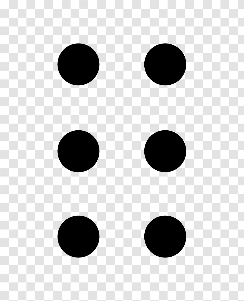 English Braille Symbol Taiwanese French - Pattern Dots123456 Transparent PNG