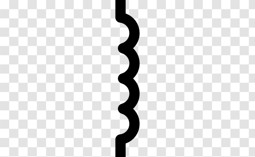 White Line Clip Art - Black M - Design Transparent PNG