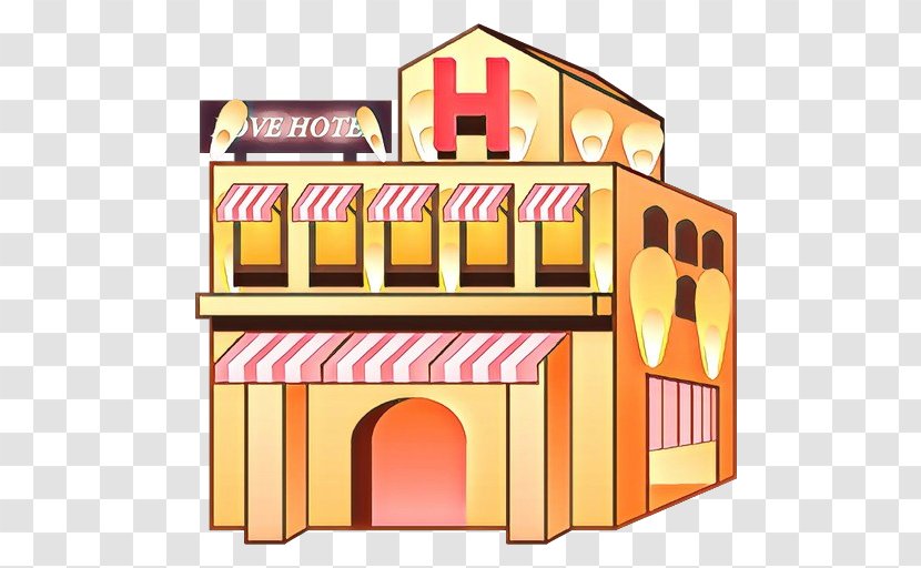 House Cartoon - Facade - Arcade Transparent PNG