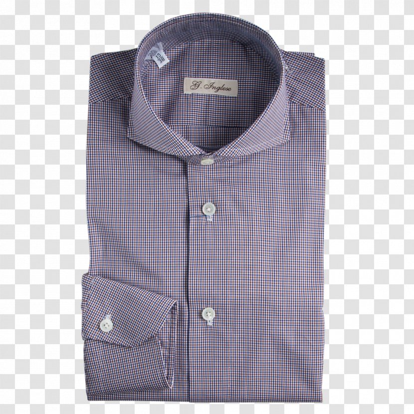 Dress Shirt Collar Button Sleeve - Purple Transparent PNG
