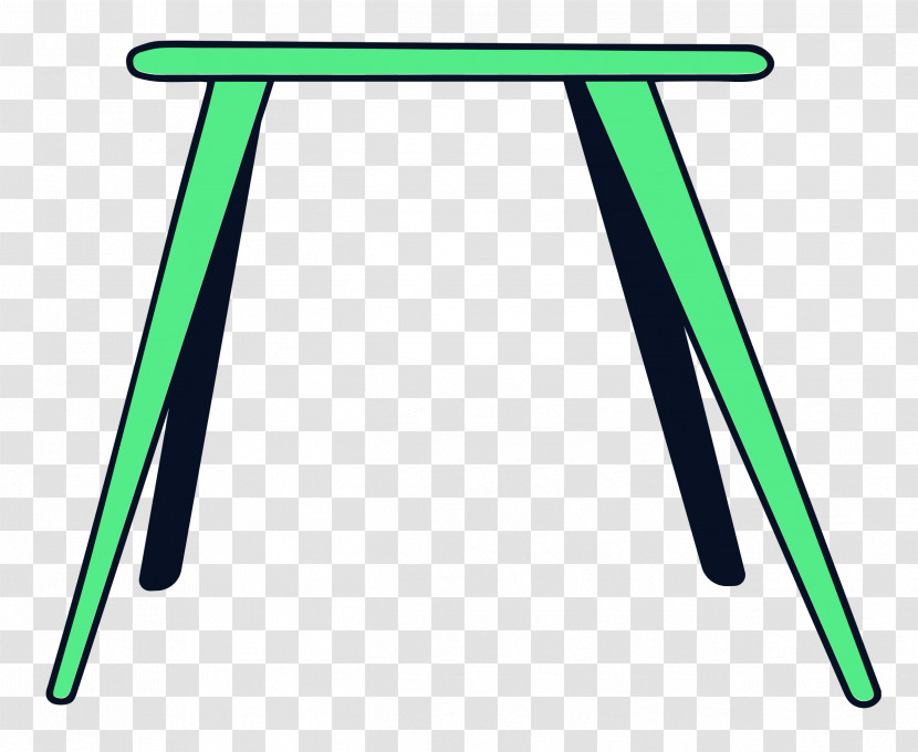 Outdoor Table Table Green Line Meter Transparent PNG