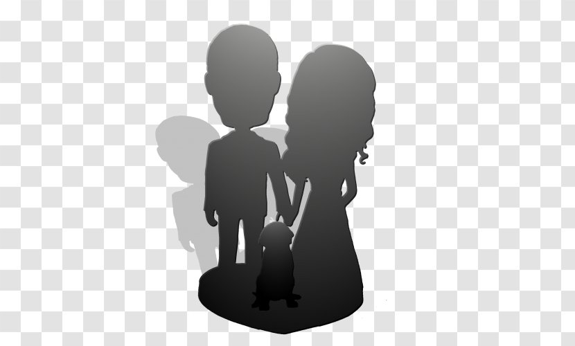 Bobblehead Doll Figurine Wedding Cake Topper - Photography Transparent PNG