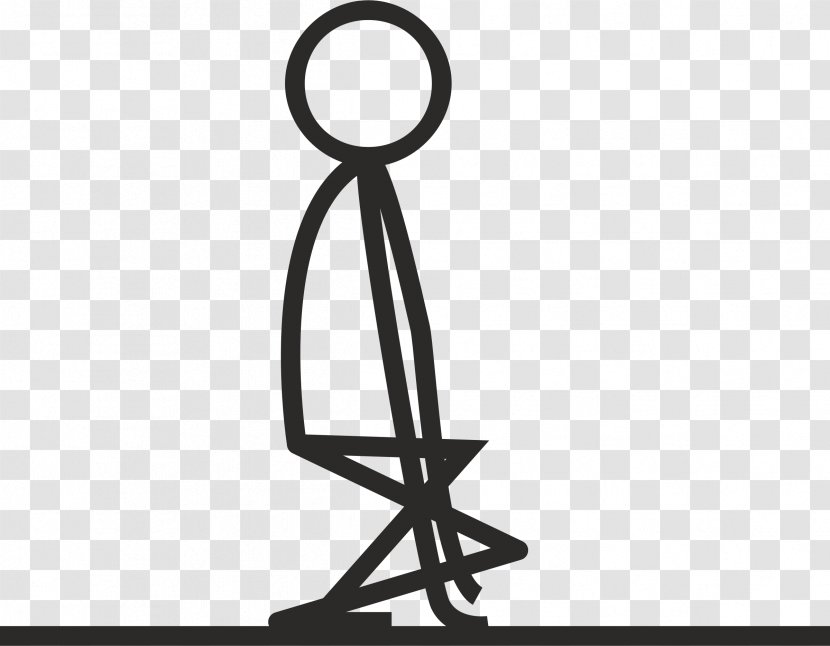 Stick Figure Squat Clip Art - Symbol Transparent PNG