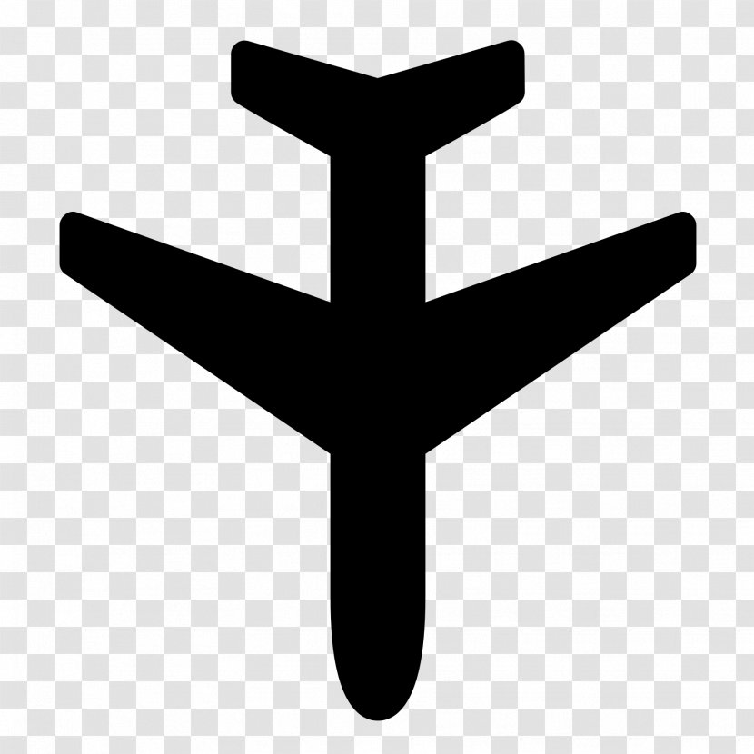 Airplane Font Awesome Clip Art - Symbol - Aircraft Transparent PNG