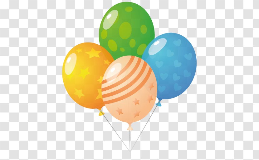 Orange Party Supply Balloon - Balloons Transparent PNG