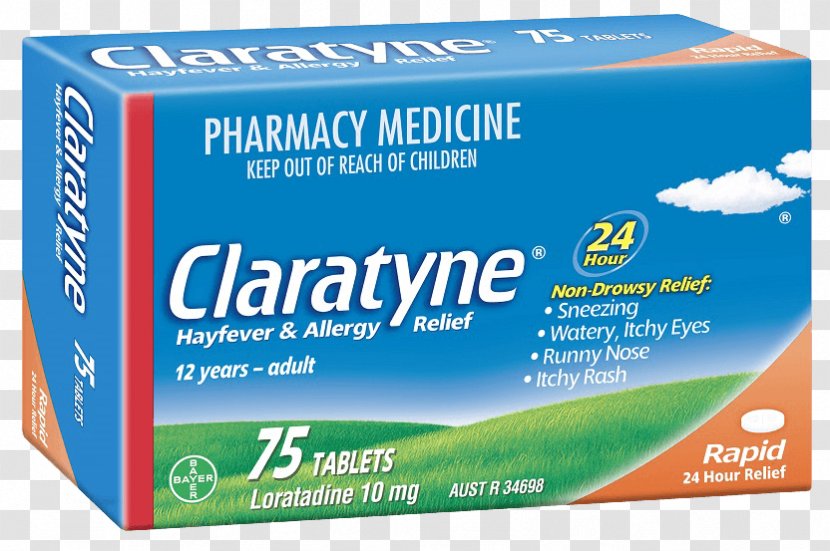 Hay Fever Loratadine Tablet Allergy Hives - Pharmaceutical Drug Transparent PNG