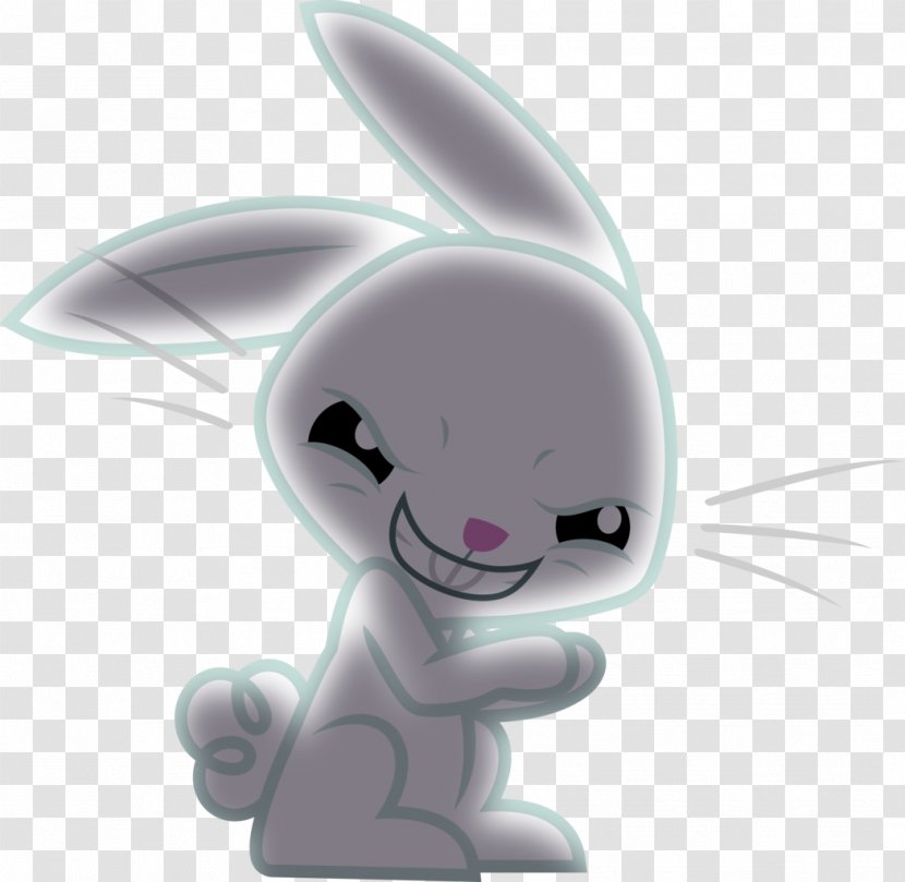 Fluttershy Angel Bunny Hare Bugs White Rabbit - Background Transparent PNG