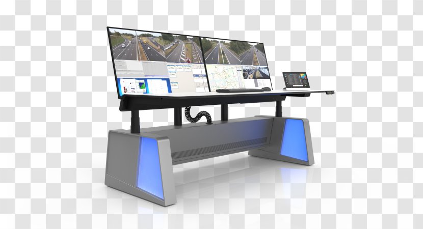 Computer Monitor Accessory Multimedia - Desk - Control Room Transparent PNG