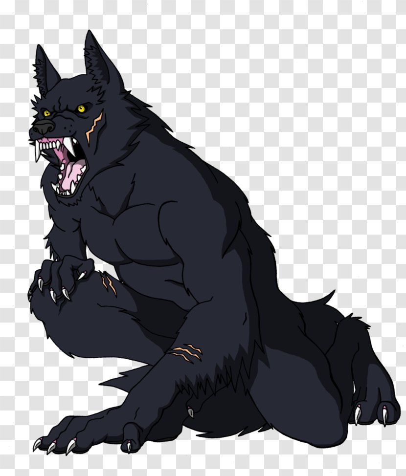 Werewolf: The Apocalypse Gray Wolf Walking Drawing - Werewolf Transparent PNG