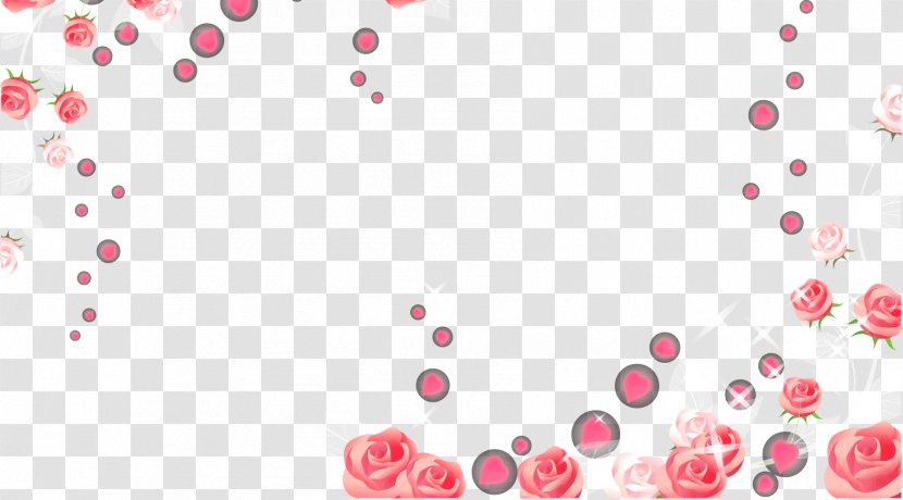 Red Flower - Heart - Beautiful Decoration Pattern Transparent PNG