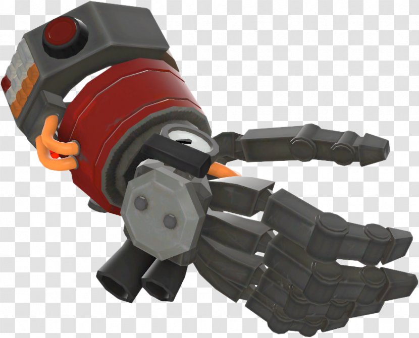 Team Fortress 2 Sentry Gun Video Game Weapon Valve Corporation - Cartoon - Robot Hand Transparent PNG