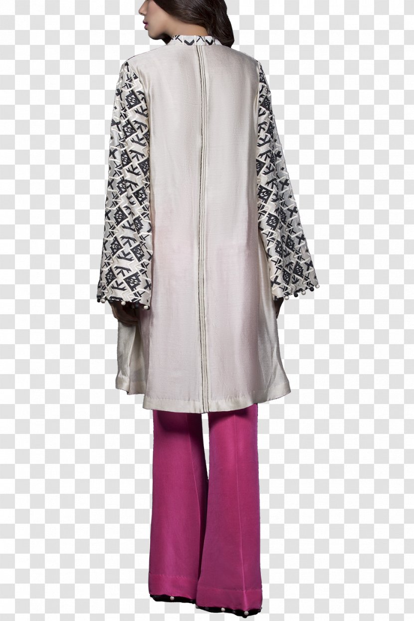 Robe Coat Pink M Sleeve Neck - Costume - Eid Light Transparent PNG