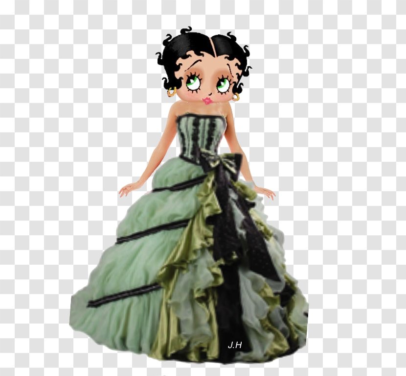 Betty Boop Animation Art Clip - Gown - Cupid Angel Transparent PNG