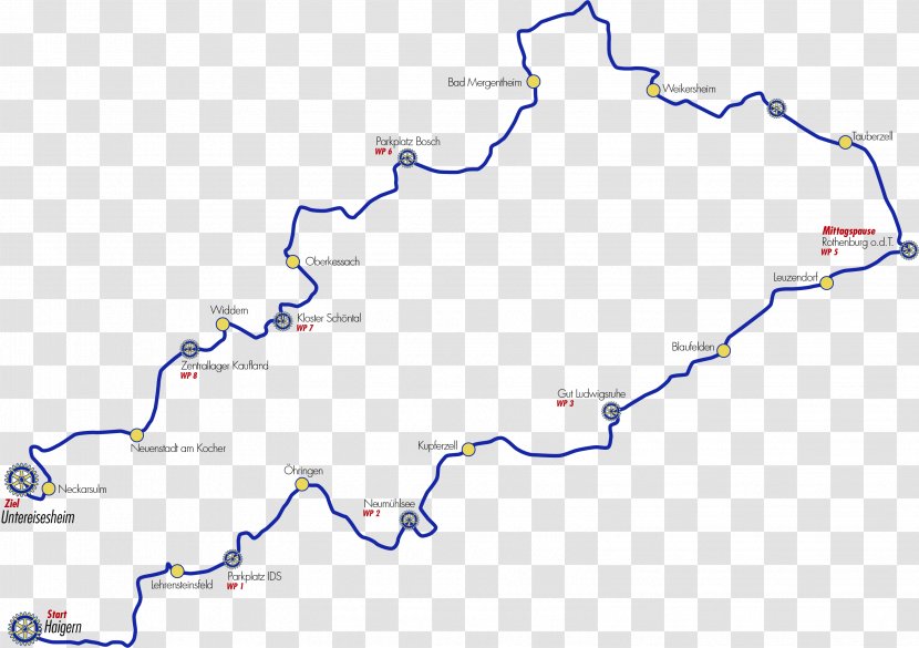 Rotary Club Heilbronn International Unterland Map Highway M04 - Sky Transparent PNG