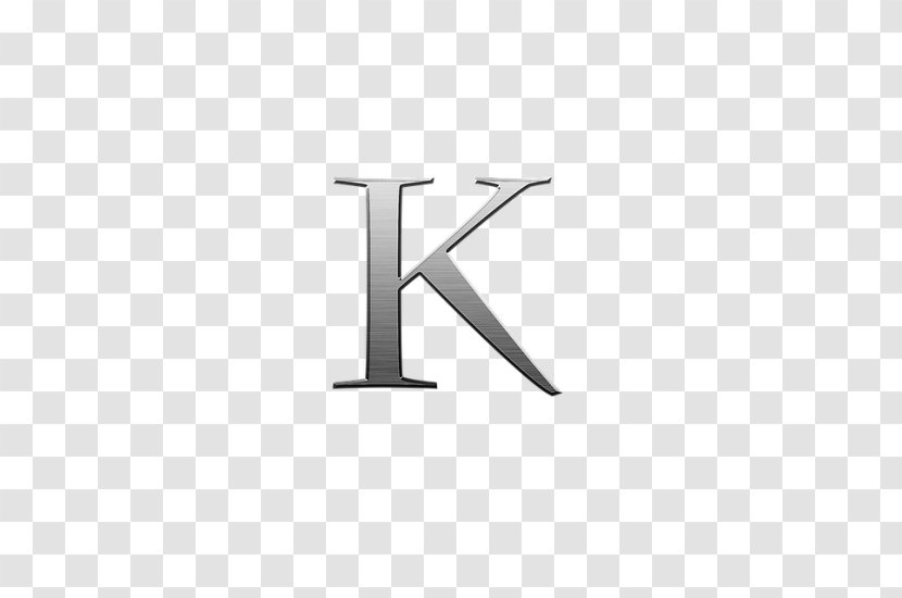 Letter Alphabet K Clip Art - Logo - Black And White Transparent PNG