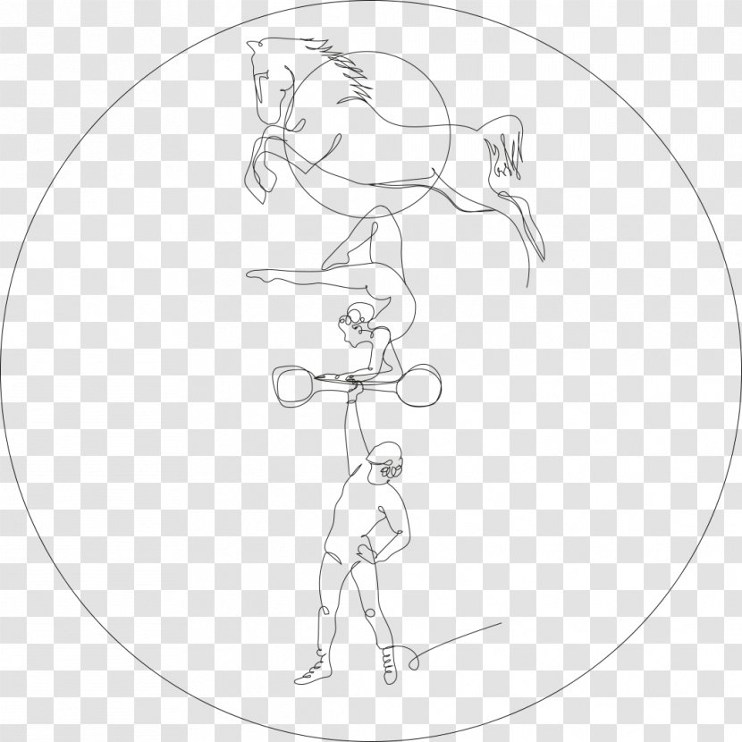 Finger Inspired Film And Video Cartoon Sketch - Frame - Circus Skill Transparent PNG