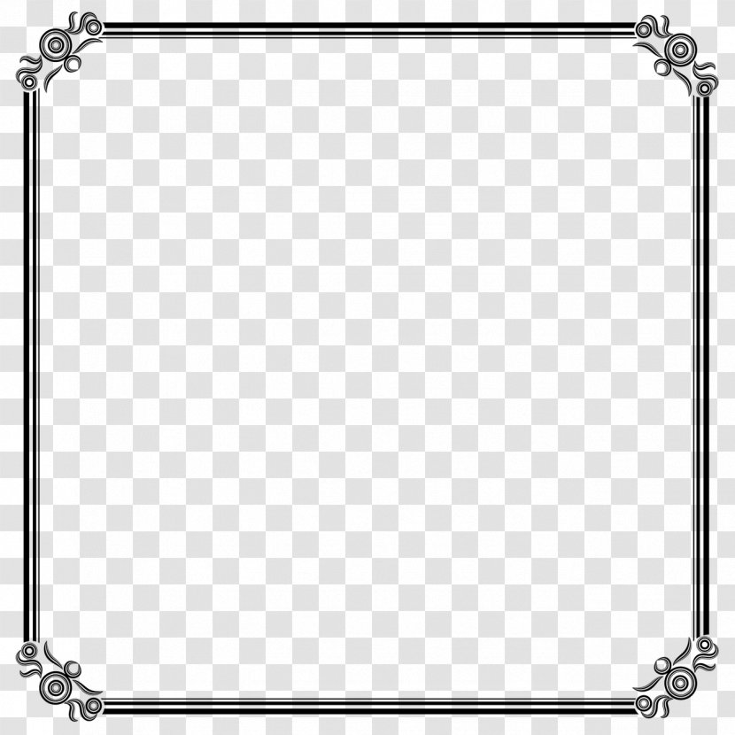 Borders And Frames Clip Art - Rectangle - Square Frame Transparent PNG