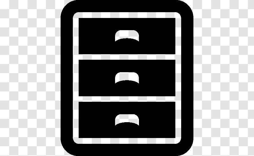 File Cabinets Cabinetry Drawer - Black And White Transparent PNG