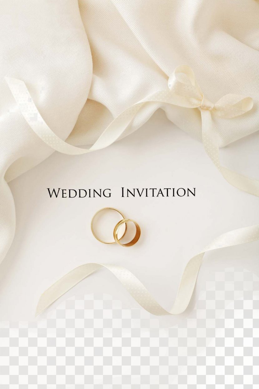 Wedding Ring Body Piercing Jewellery Petal Font - Beige - Invitation Card Transparent PNG