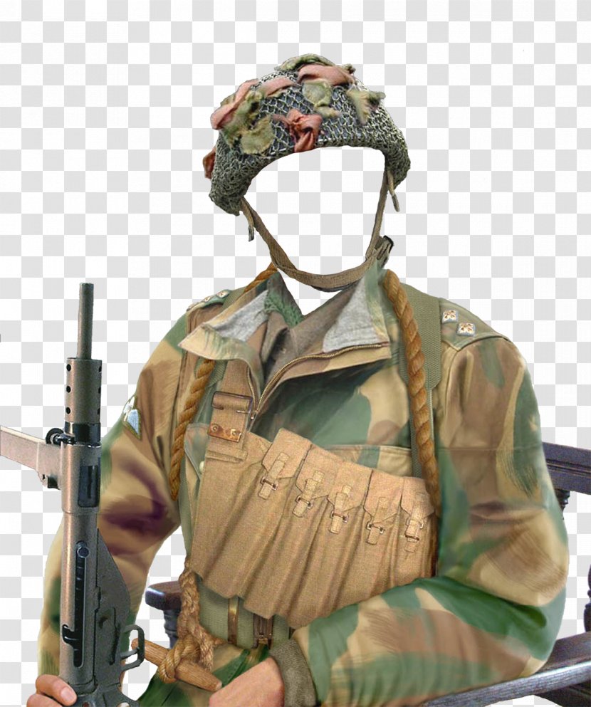 Second World War Military 101st Airborne Division Soldier Desert Battle Dress Uniform - Reconnaissance Transparent PNG