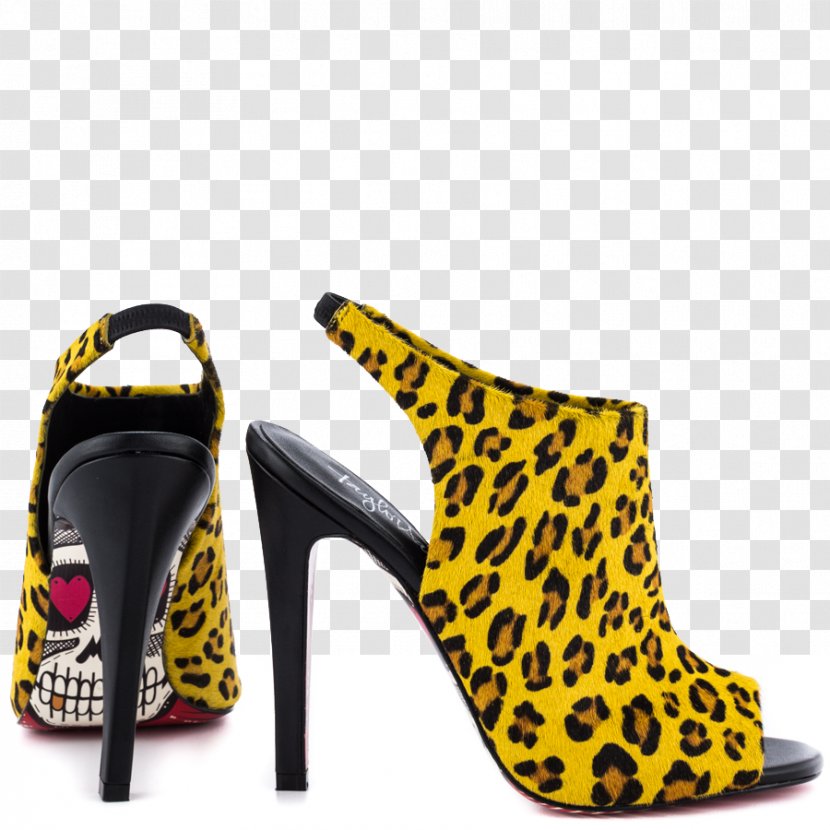 Animal Print High-heeled Shoe Leopard Transparent PNG