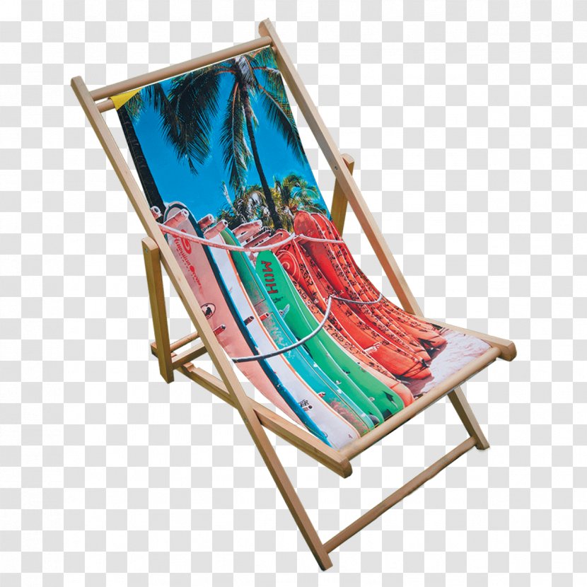 Deckchair Furniture Canvas Wood - Tablecloth - Chair Transparent PNG