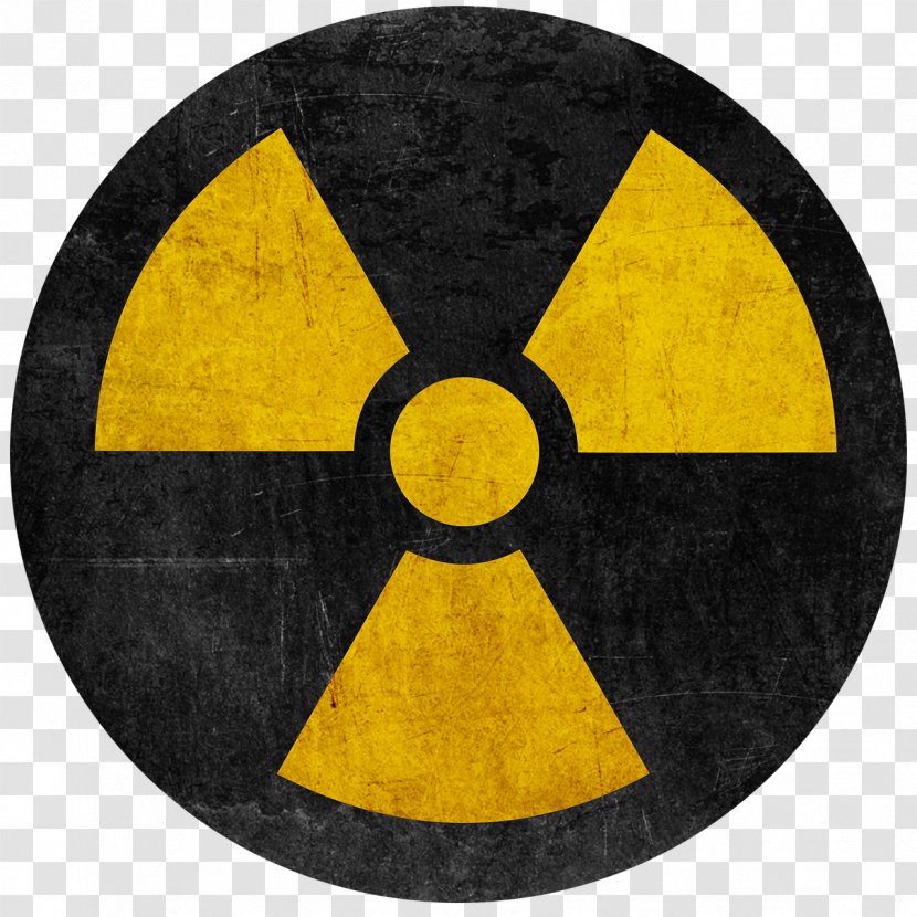 Nuclear Fallout Shelter Radioactive Decay Power Hazard Symbol - Sticker Transparent PNG