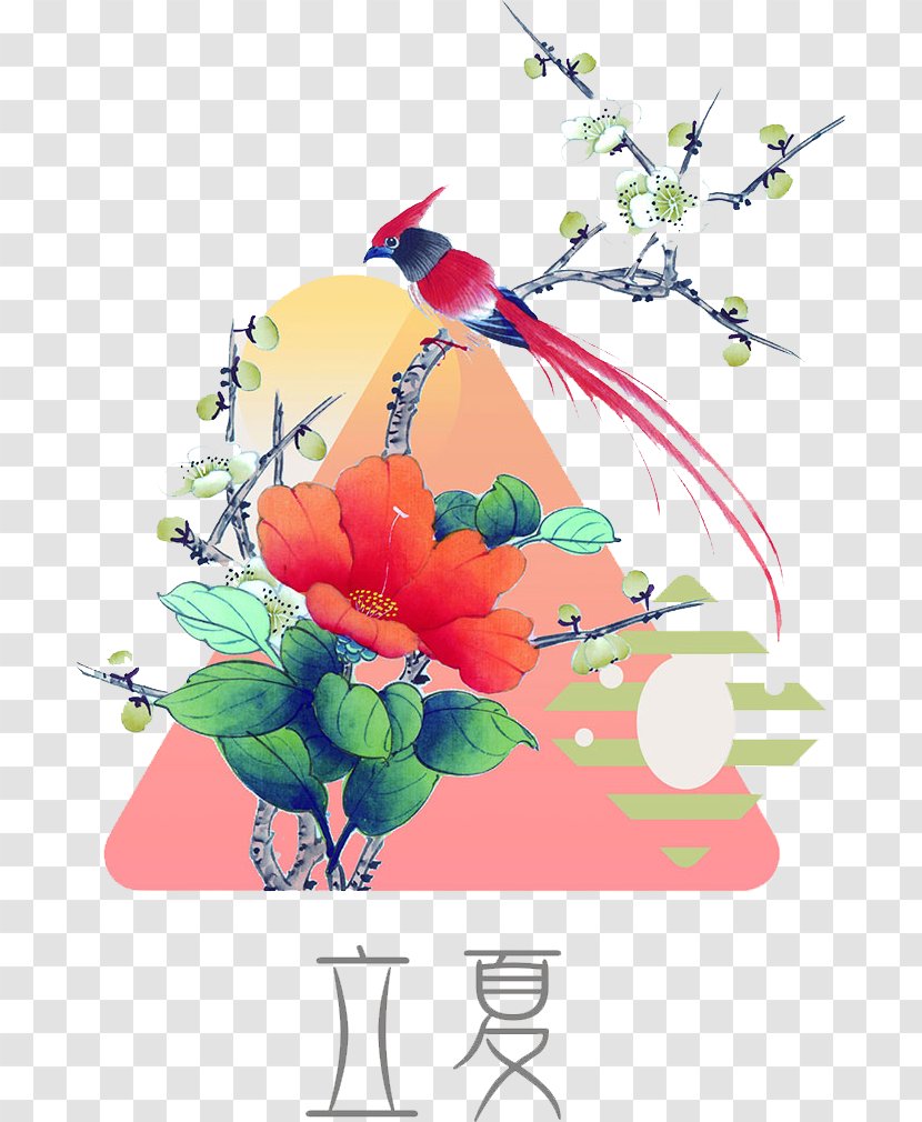 Bird Gongbi Chinese Painting - Paint - Pretty Transparent PNG